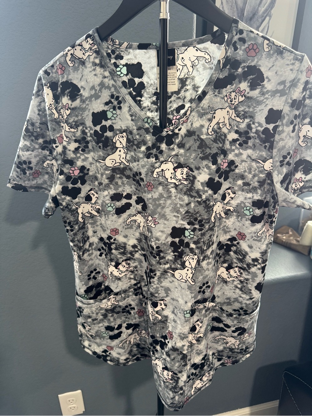Disney Scrub Top